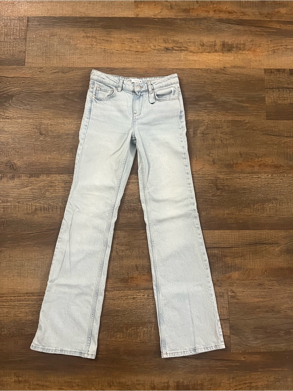 Zara Light Blue straight leg